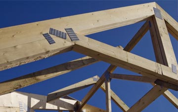 Old Milverton roof trusses for new builds and additions